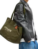 Coach Small Tour Tote Bag In Regenerative Cotton Olive