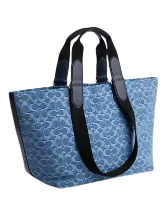 Coach Small Tour Tote Bag In Signature Denim