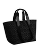 Coach Small Tour Tote Bag In Signature Denim Black