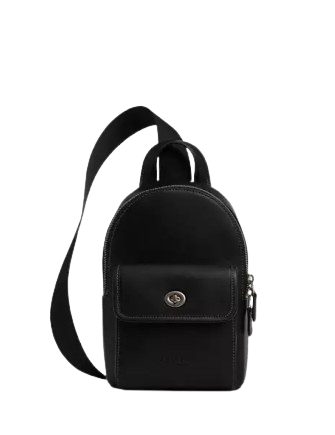Coach Small Turnlock Sling Pack Black