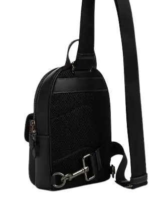 Coach Small Turnlock Sling Pack Black
