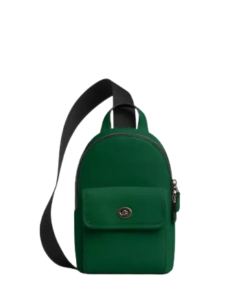Coach Small Turnlock Sling Pack Shamrock