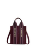 Coach Smith Mini Tote Bag Dark Wine