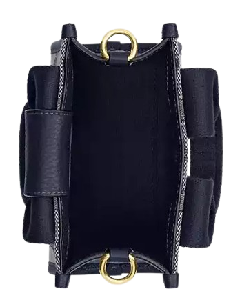 Coach Smith Mini Tote Bag In Signature Jacquard Midnight Navy