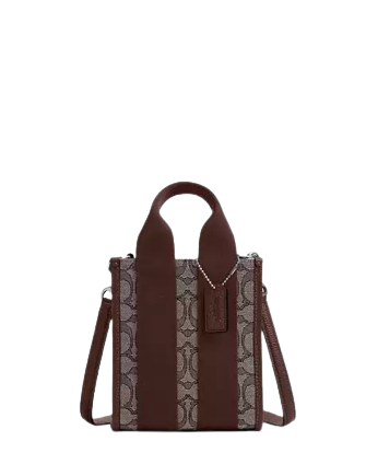 Coach Smith Mini Tote Bag In Signature Jacquard