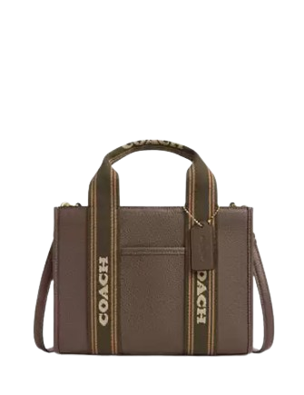 Coach Smith Tote Bag 24 Dark Stone