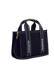 Coach Smith Tote Bag 24 In Regenerative Cotton  Dark Denim 