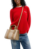 Coach Smith Tote Bag 24 In Signature Jacquard Light Khaki 