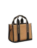 Coach Smith Tote Bag 24 Toast Black