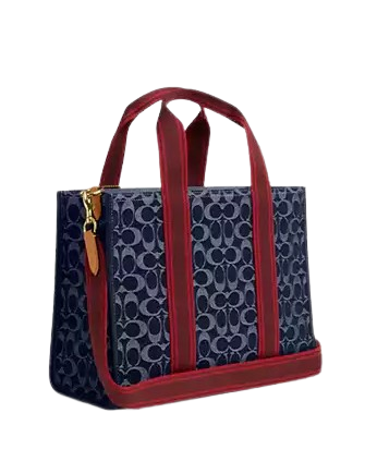 Coach Smith Tote Bag In Signature Denim Natural 