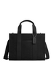 Coach Smith Tote Bag In Signature Jacquard Black