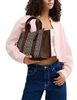 Coach Smith Tote Bag In Signature Jacquard Maple