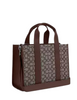 Coach Smith Tote Bag In Signature Jacquard Maple