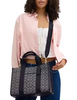 Coach Smith Tote Bag In Signature Jacquard Midnight Navy