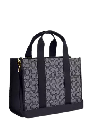 Coach Smith Tote Bag In Signature Jacquard Midnight Navy