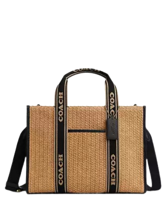Coach Smith Tote Bag  Toast Black 