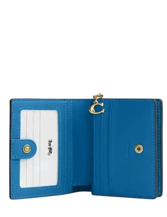 Coach Snap Wallet Blue Jay