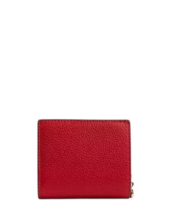 Coach Snap Wallet Bright Cardinal