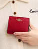 Coach Snap Wallet Bright Cardinal