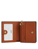 Coach Snap Wallet In Signature Canvas With Floral Print Tan