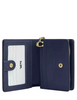 Coach Snap Wallet In Signature Chenille Navy