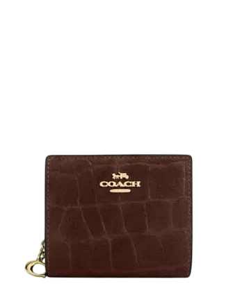 Coach Snap Wallet Maple