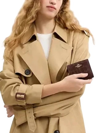 Coach Snap Wallet Maple