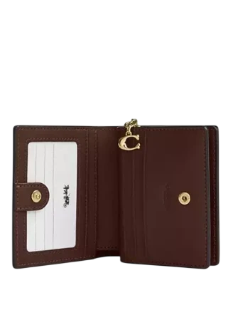 Coach Snap Wallet Maple
