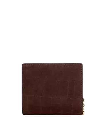 Coach Snap Wallet Maple