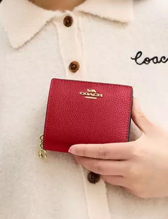 Coach Snap Wallet Poppy