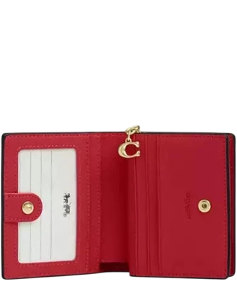 Coach Snap Wallet Poppy