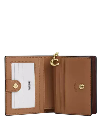 Coach Snap Wallet With Charm Maple
