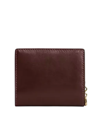 Coach Snap Wallet With Charm Maple