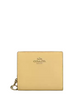 Coach Snap Wallet With Charm Vanilla