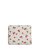 Coach Snap Wallet With Cherry Print Chalk