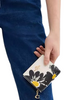Coach Snap Wallet With Floral Print Chalk