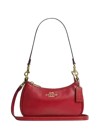 Coach Soft Teri Mini Crossbody Bag Poppy