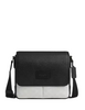 Coach Sprint Map Bag 25 In Colorblock Signature Canvas Chalk Black