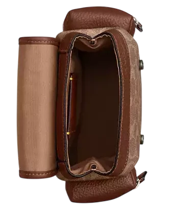 Coach Sprint Sling Pack In Signature Canvas Tan