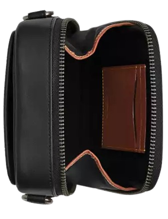 black leather stanton backpack Coach Stanton Crossbody Bag In Signature Canvas