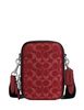 Coach Stanton Crossbody Bag In Signature Denim Ruby Red
