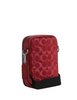 Coach Stanton Crossbody Bag In Signature Denim Ruby Red