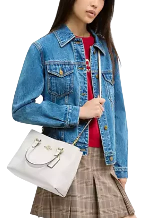 Coach Station Carryall Bag Chalk