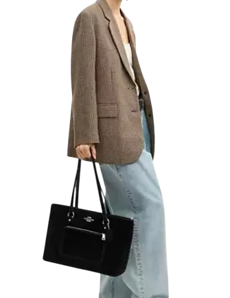 Coach Station Tote Bag Black
