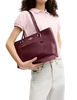 Coach Station Tote Bag Dark Cherry