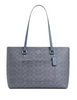 Coach Station Tote Bag In Signature Canvas Chambray