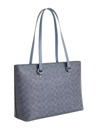 Coach Station Tote Bag In Signature Canvas Chambray