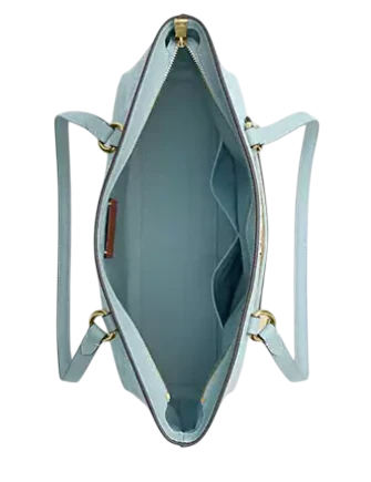 Coach Station Tote Bag In Signature Canvas Light Blue