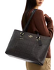 Coach Station Tote Bag In Signature Canvas Walnut Black