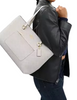 Coach Station Tote Bag In Signature Canvas White Chalk